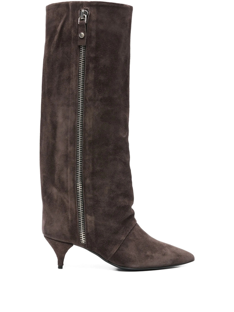 Women'S Fashion Knee High Boots - New Autumn and Winter Pointed Low