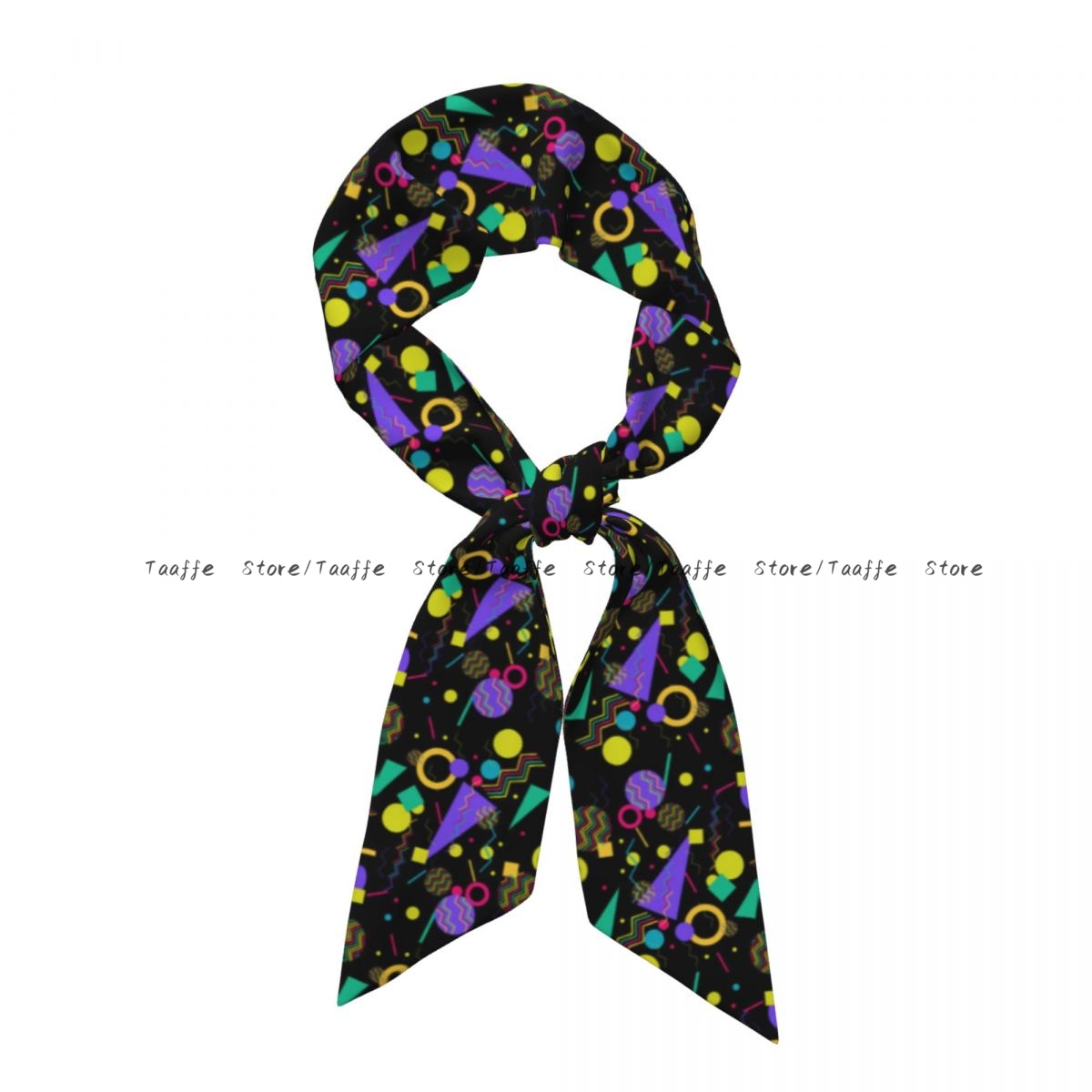 Women Fashion 80S - 7.6x128cm Long Skinny Hair Scarf Women