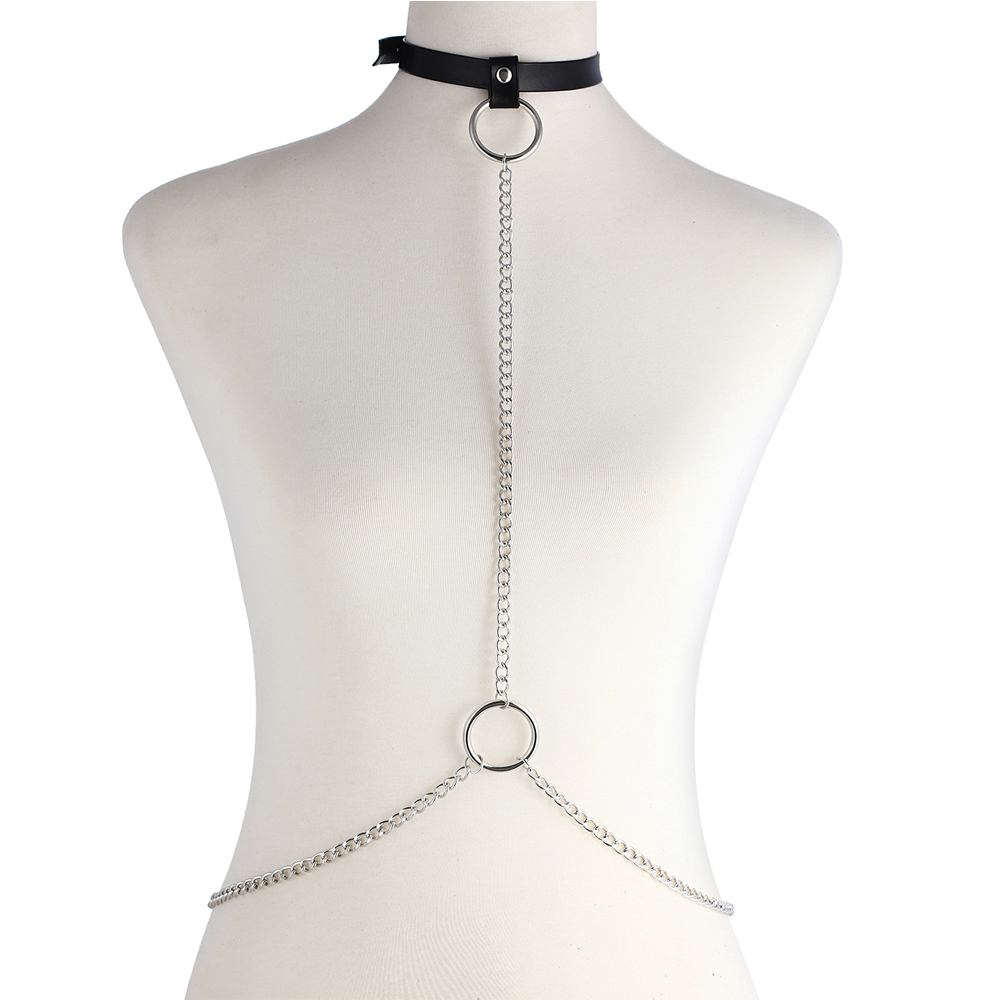 Sexy Body Chain Harness Goth C - Women'S Fashion Harness 评论和价格