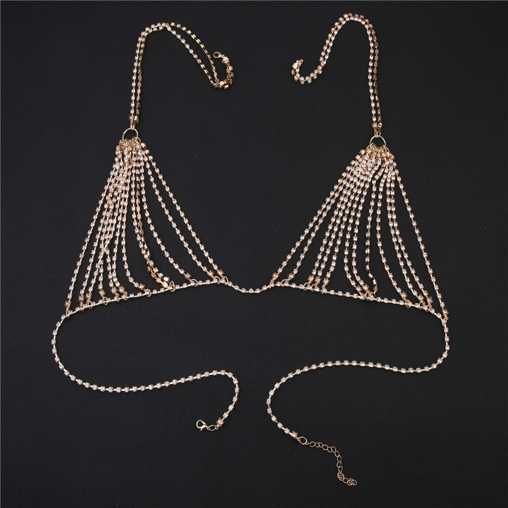 Luxury Heart Crytal Bikini Bod - Women'S Fashion Harness 评论和价格
