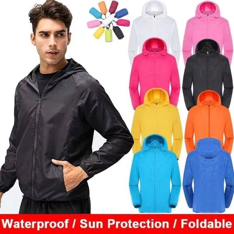 Men Women Waterproof Jacket Wi - Women'S Fashion Rain Jacket 评论和价格