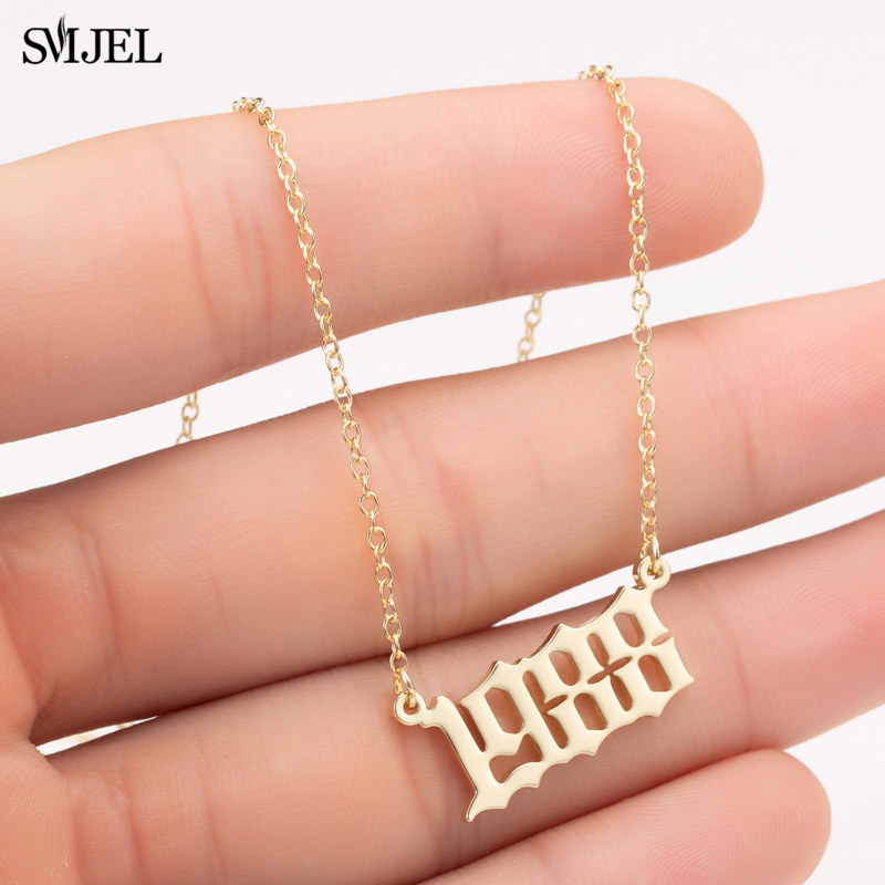 SMJEL Personalize Year Number  - Women'S Fashion Year 2000 评论和价格