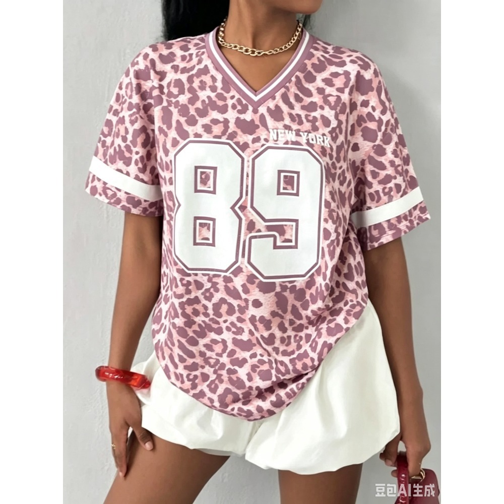 NEW YORK Print Womens Short Sl - Women'S Fashion York 评论和价格