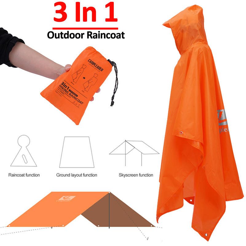 3 In 1 Outdoor Raincoat Hooded - Women'S Fashion Rain Jacket 评论和价格