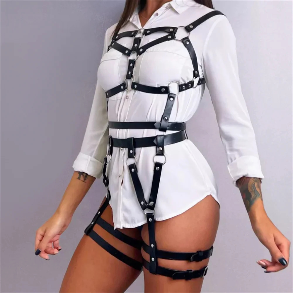  Fashion PU Leather Harness B - Women'S Fashion Harness 评论和价格
