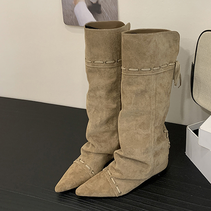 Liyke Fashion Design Drawstrin - Women'S Fashion Knee High Boots 评论和价格