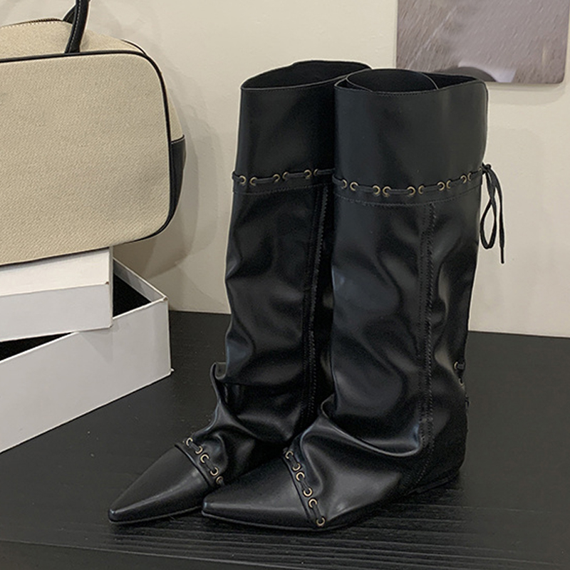 Liyke Fashion Design Drawstrin - Women'S Fashion Knee High Boots 评论和价格