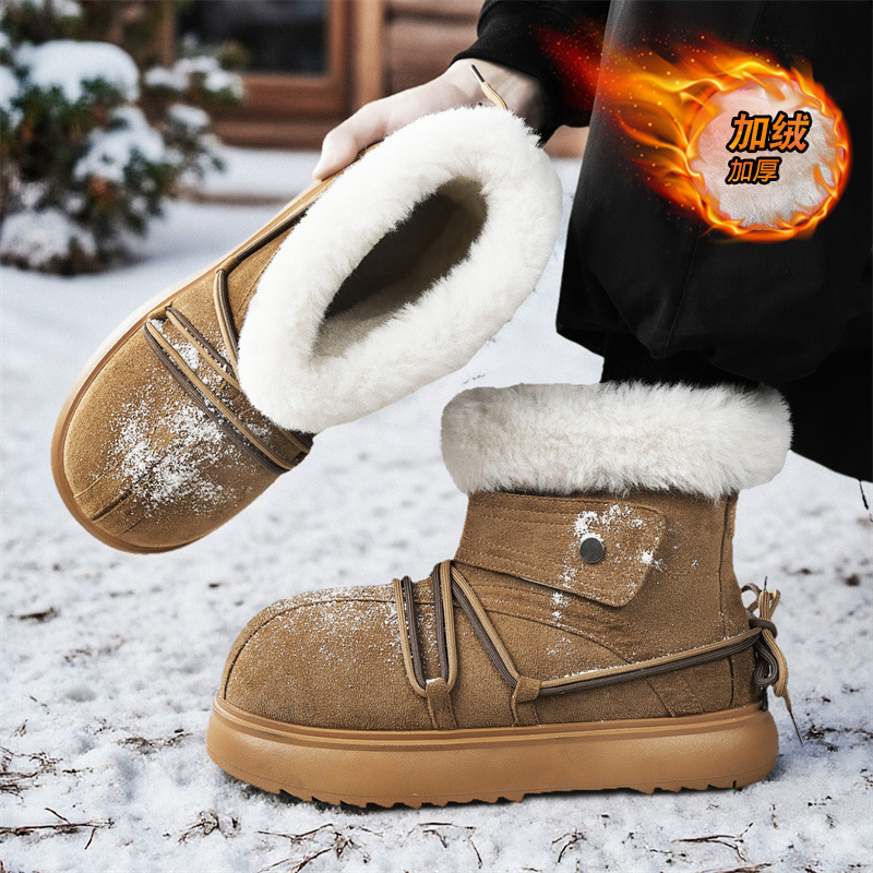 2025 New Winter Men Snow Boots - Women Fashion Trend 2025 评论和价格