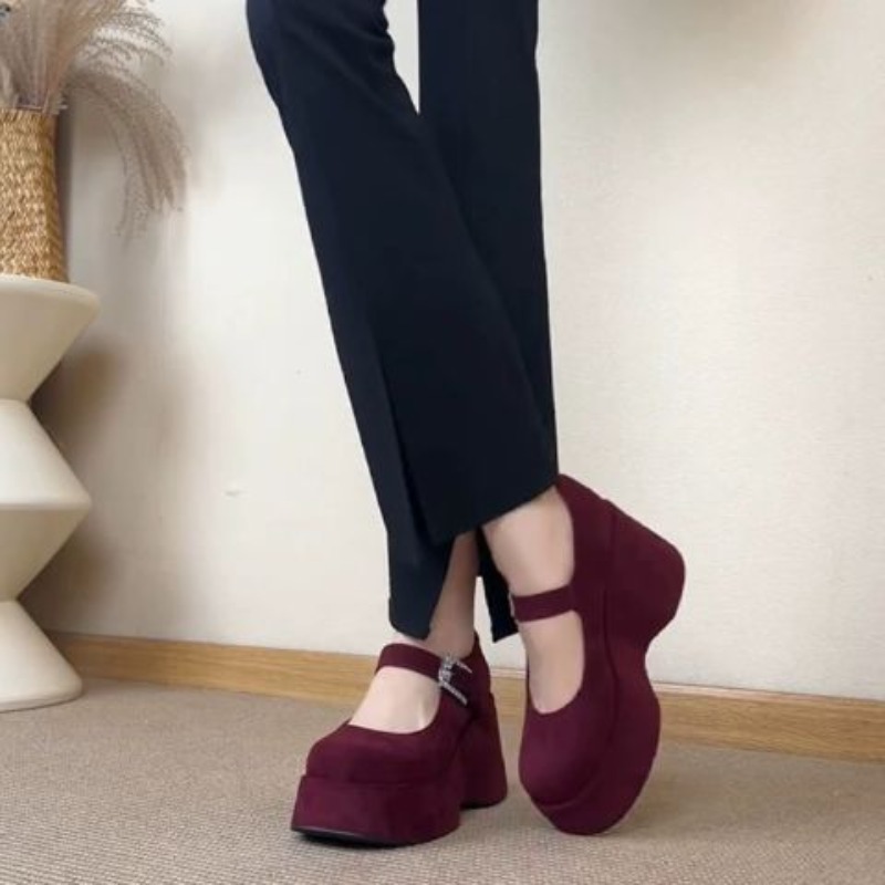 Thick Platform Mary Jane Shoes - Women'S Fashion Korea 评论和价格