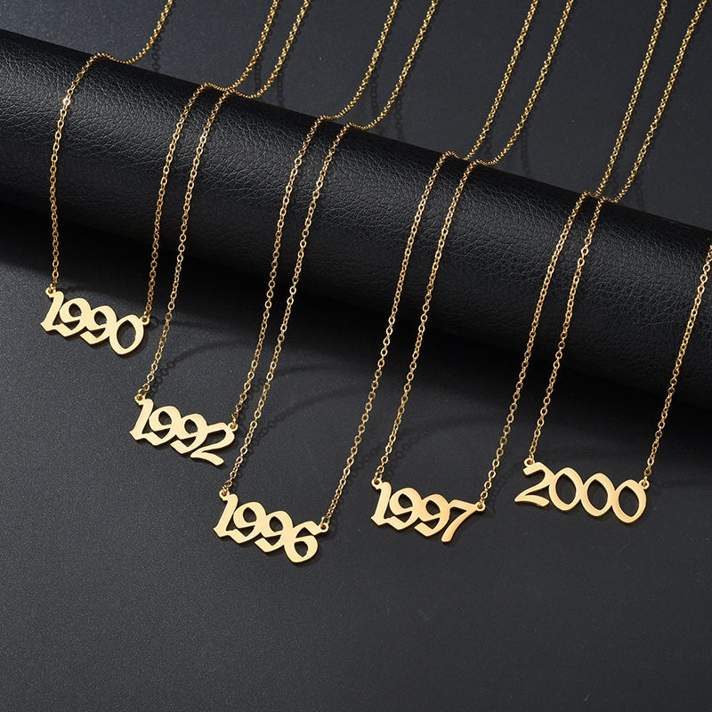 Stainless Steel Trendy Charm Y - Women'S Fashion Year 2000 评论和价格