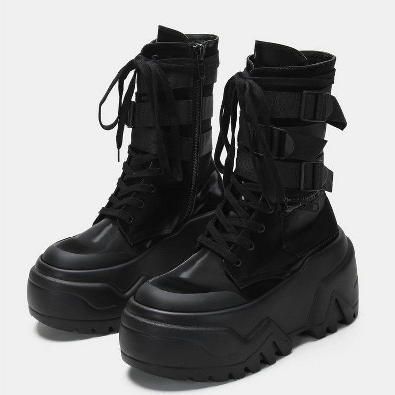 Hot Fashion Women Chunky Platf - Women'S Fashion Korea 评论和价格