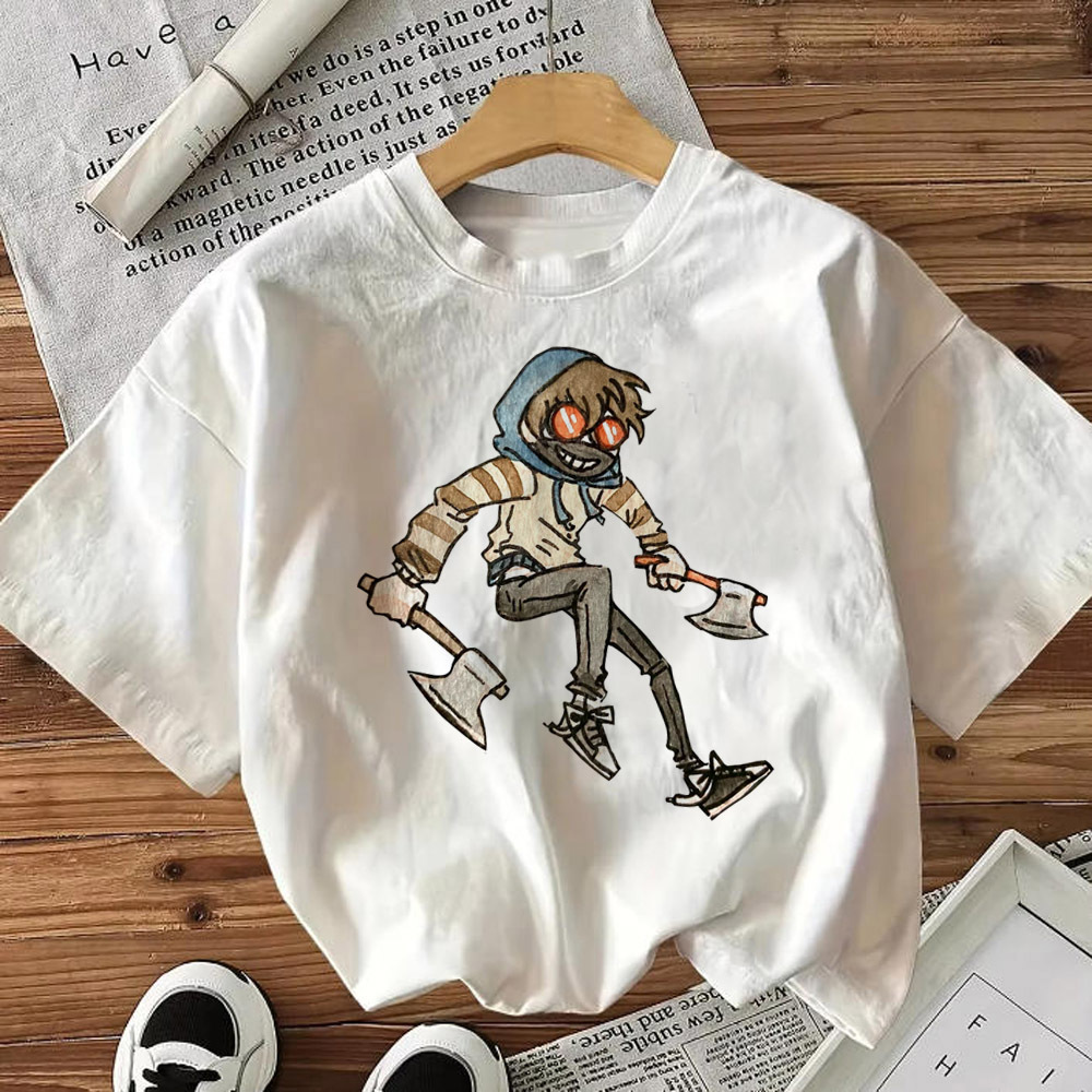 Creepypasta top tees girl clea - Women Fashion 80S 评论和价格