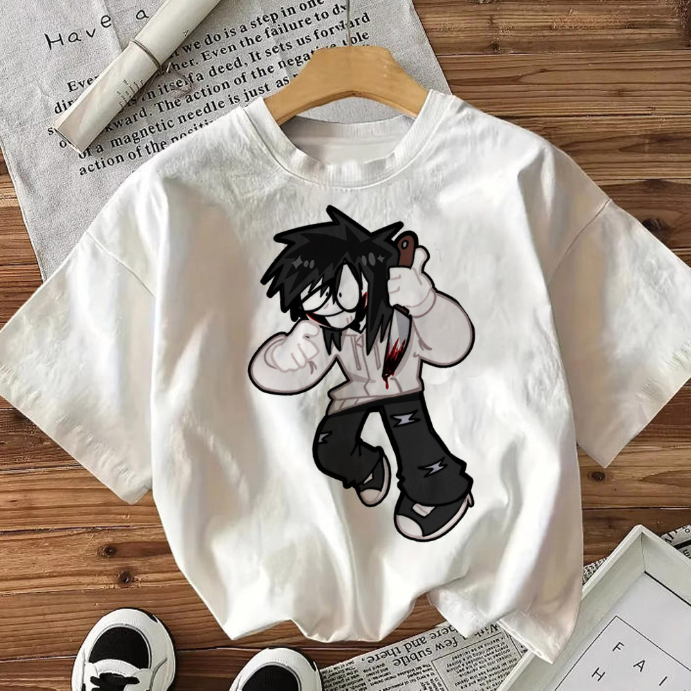 Creepypasta top tees girl clea - Women Fashion 80S 评论和价格
