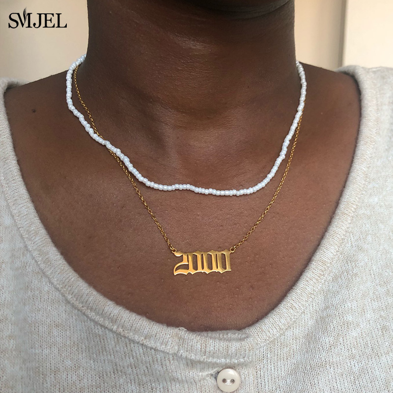 Personality Birth Year Number  - Women'S Fashion Year 2000 评论和价格