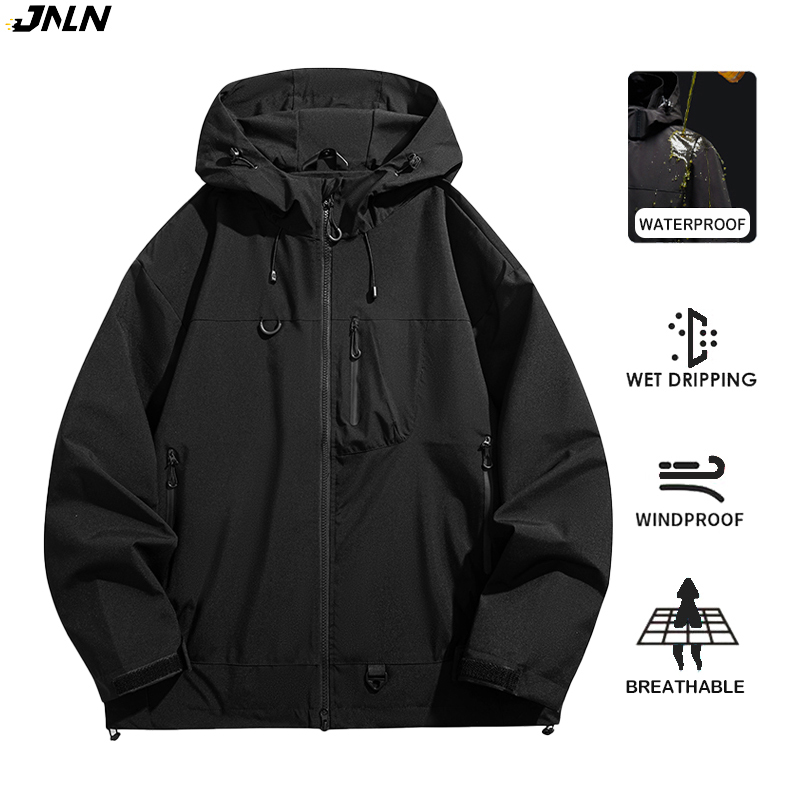 JNLN Unisex Waterproof Windbre - Women'S Fashion Rain Jacket 评论和价格