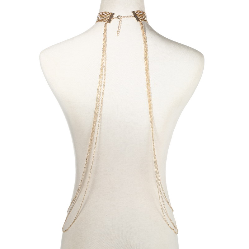 Gold Color Body Chain Women  R - Women'S Fashion Harness 评论和价格