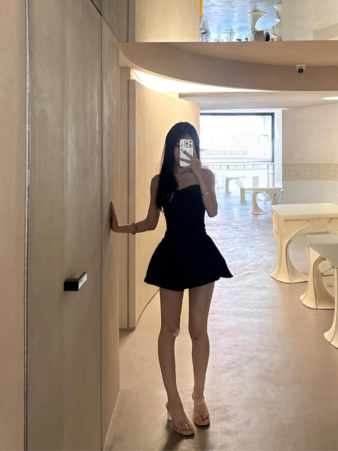 Fashionable Black  Dress Set w - Women'S Young Fashion 评论和价格