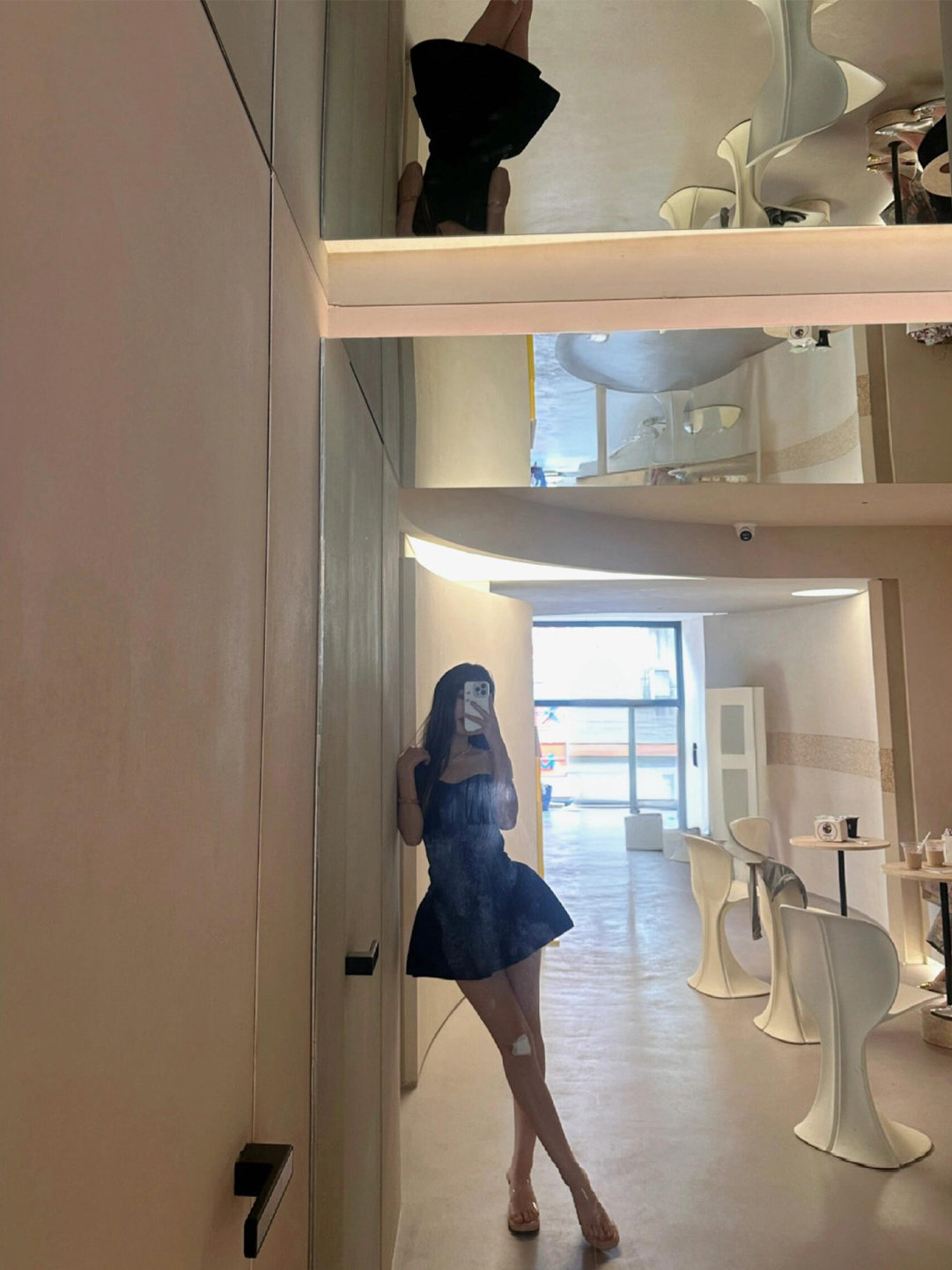 Fashionable Black  Dress Set w - Women'S Young Fashion 评论和价格