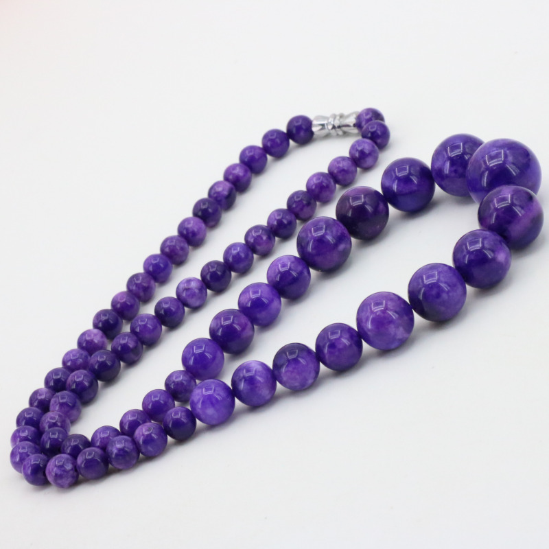 Charoite round bead stone towe - Women'S Fashion Retailers 评论和价格