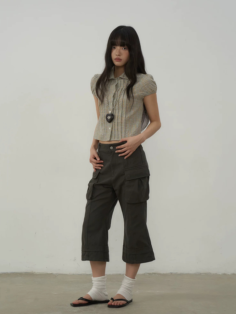 REDDACHiC Grunge Cargo Jean Sh - Women'S Fashion Korea 评论和价格