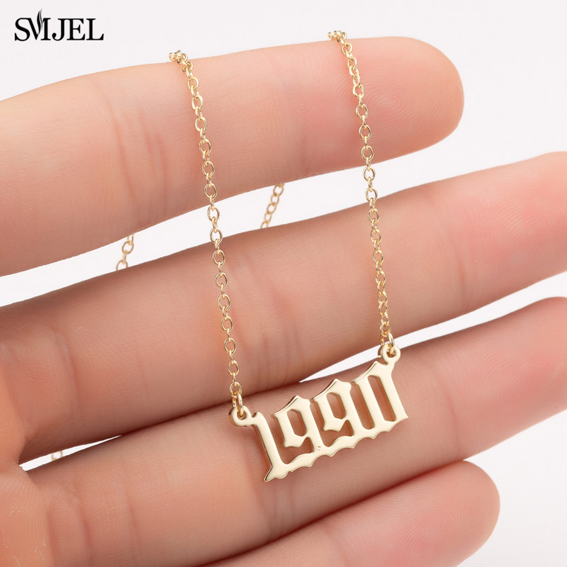 SMJEL Personalize Year Number  - Women'S Fashion Year 2000 评论和价格