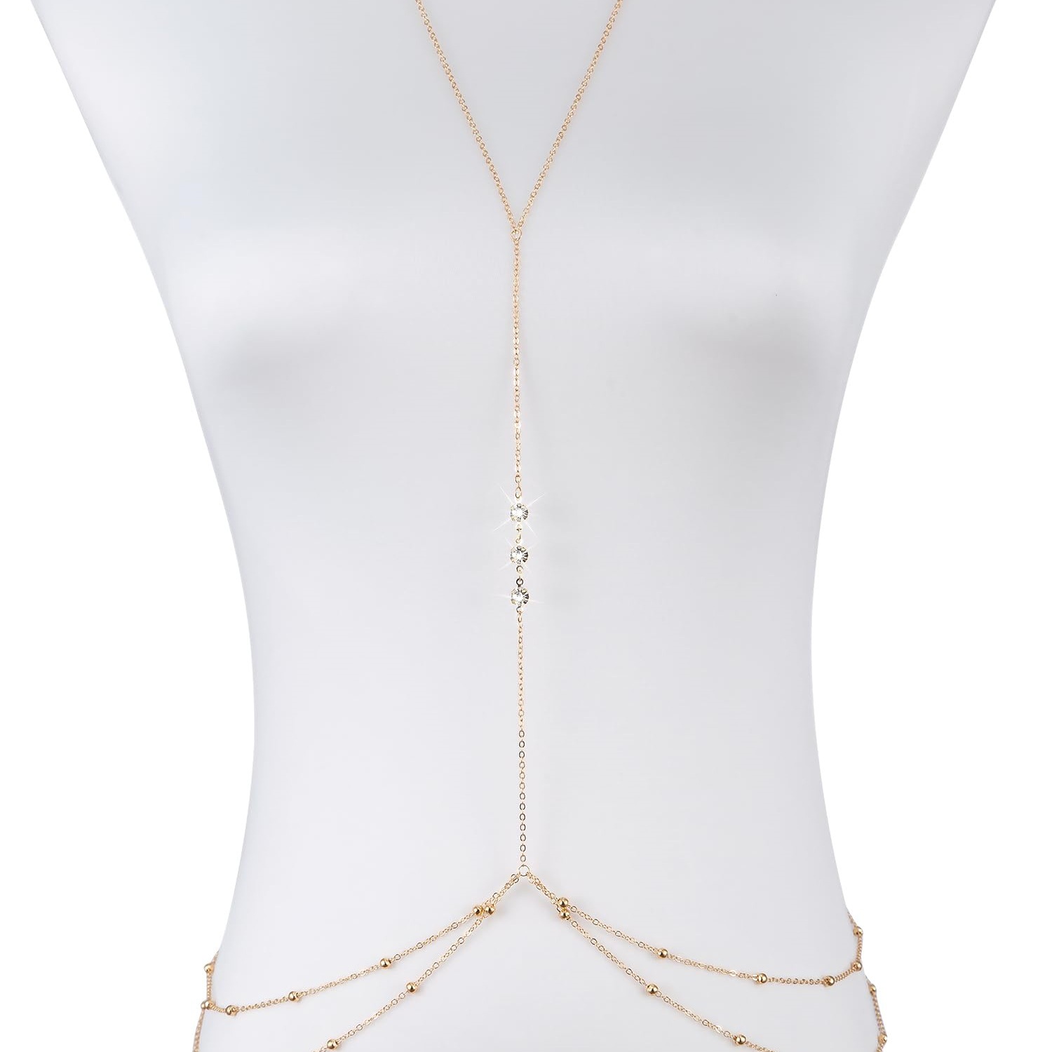 Simple Long Imitation crystal  - Women'S Fashion Harness 评论和价格