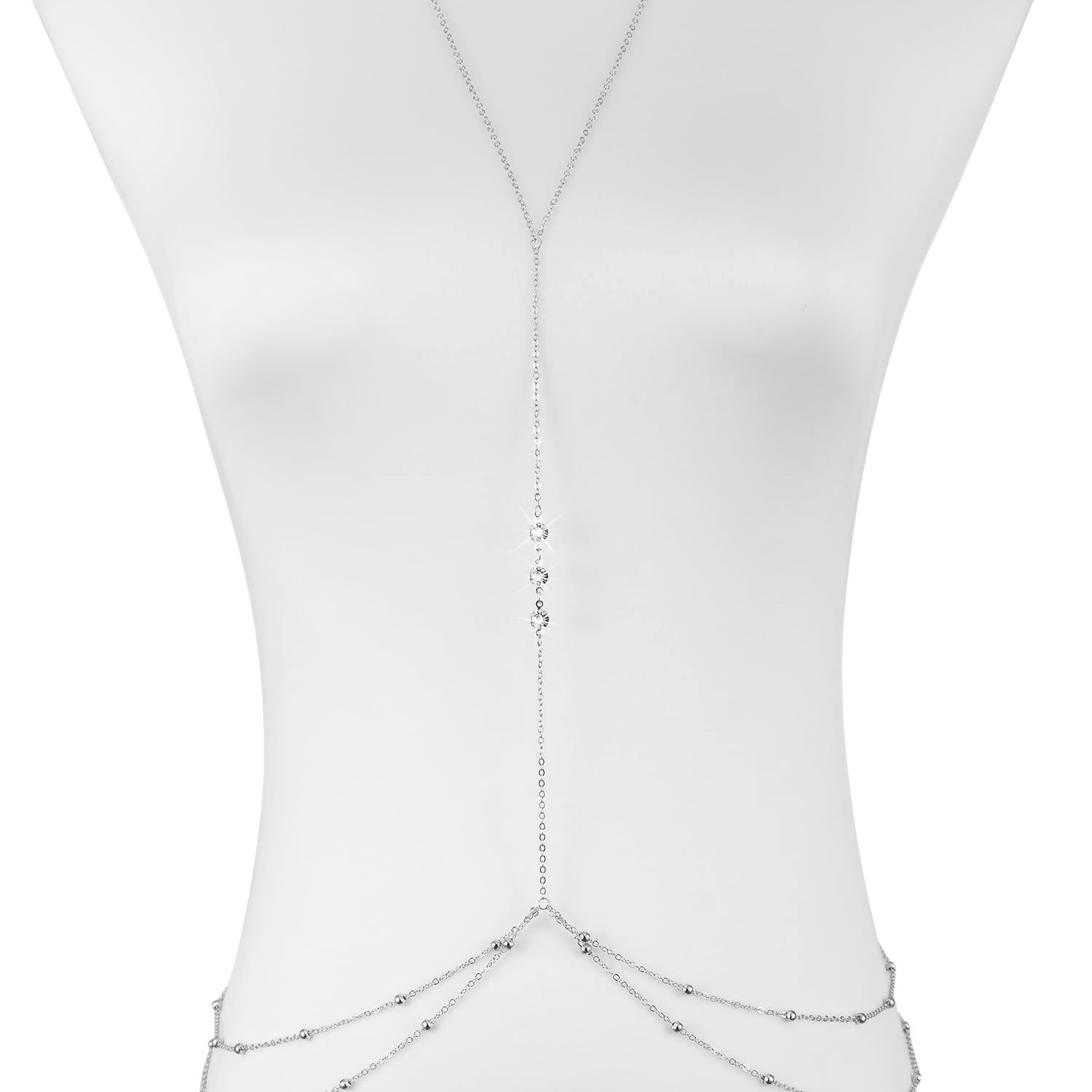 Simple Long Imitation crystal  - Women'S Fashion Harness 评论和价格