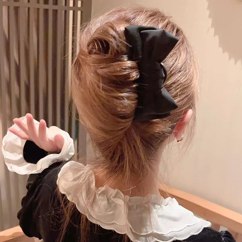 Chic Korean-Style Bow U-Shaped - Women'S Fashion Korea 评论和价格