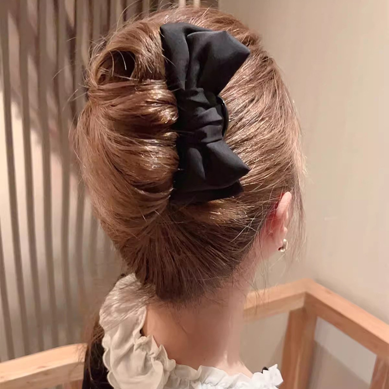 Chic Korean-Style Bow U-Shaped - Women'S Fashion Korea 评论和价格