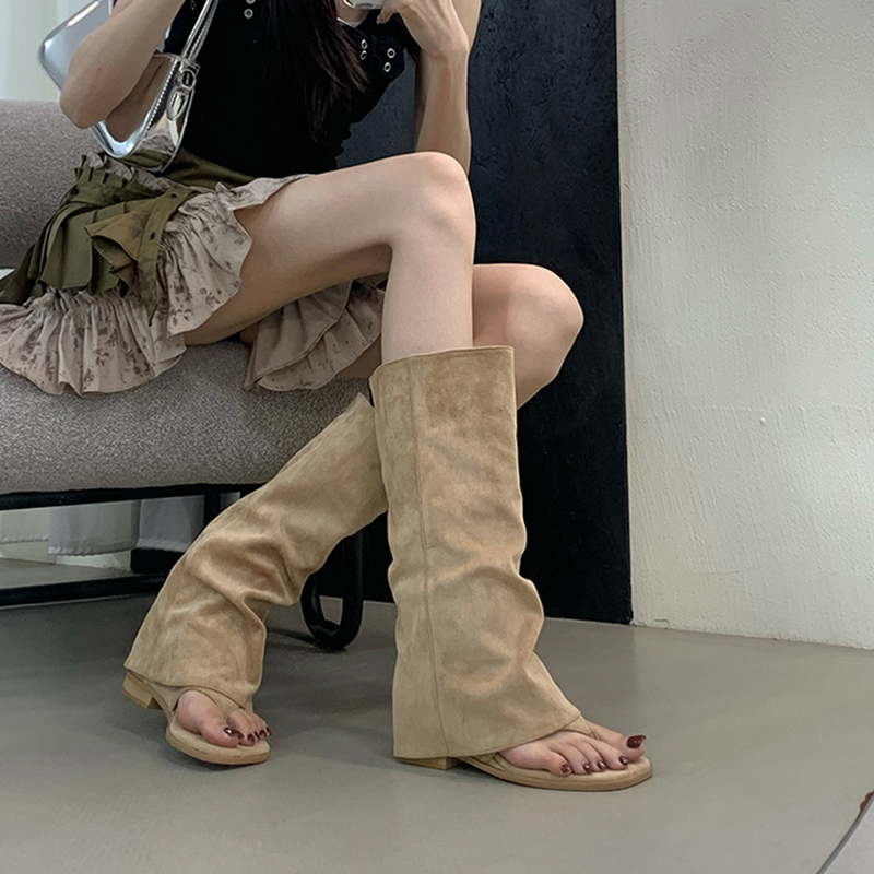 Hollow Out Women's Boots Velve - Women'S Fashion Korea 评论和价格