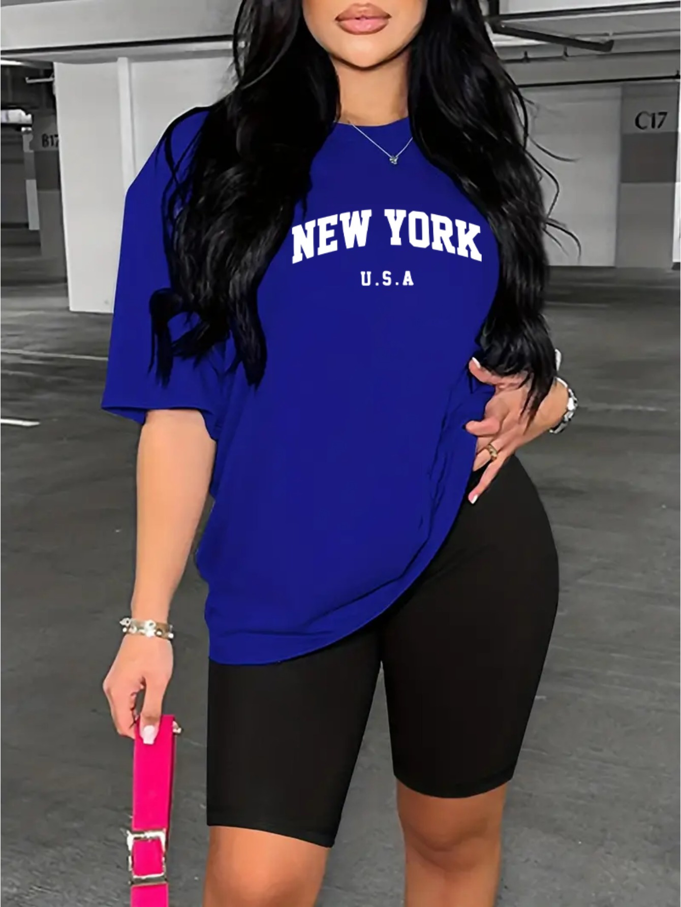 New York Usa Printing Tshirt S - Women'S Fashion York 评论和价格