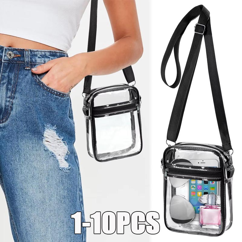 1-10PCS Women Clear Crossbody  - Crossbody Bag Women 评论和价格