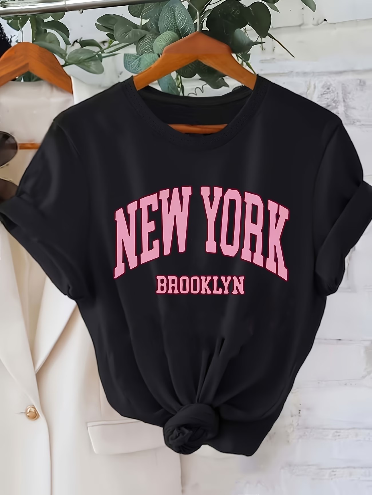 Fashion T-shirt New York Brook - Women'S Fashion York 评论和价格