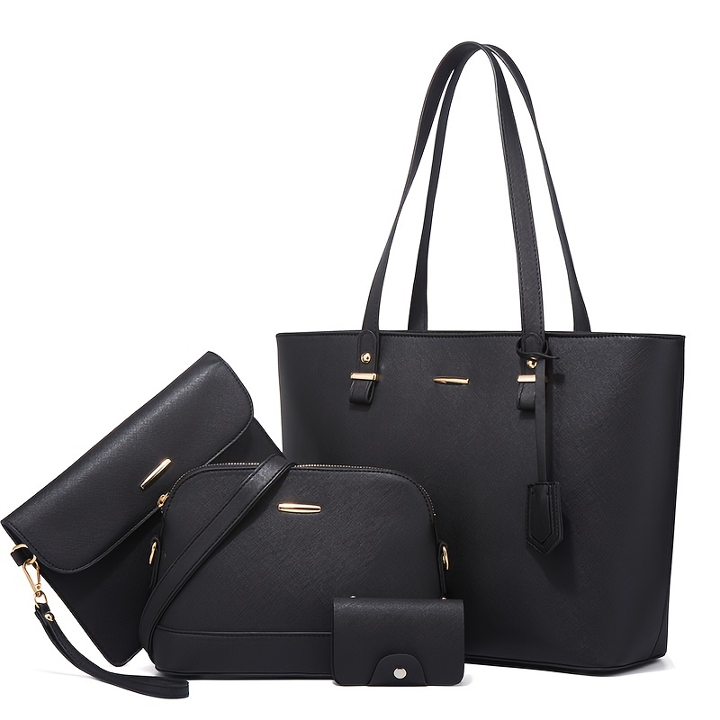 4pcs Fashion Women's Bag Sets  - Crossbody Bag Women 评论和价格
