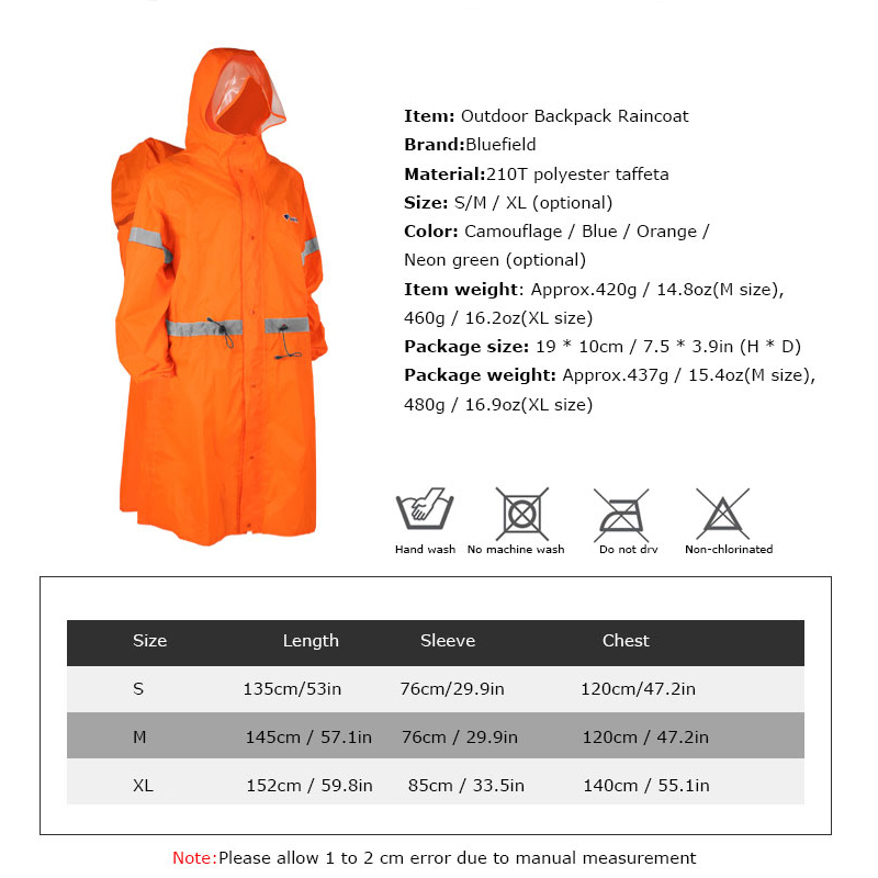 Unisex Reflective Outdoor Clim - Women'S Fashion Rain Jacket 评论和价格