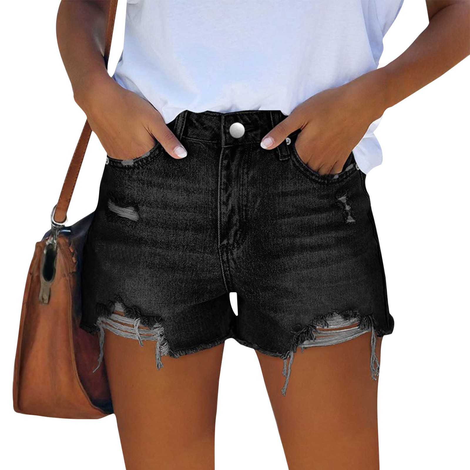 Spring Summer Women Casual Ver - Denim Shorts Women 评论和价格