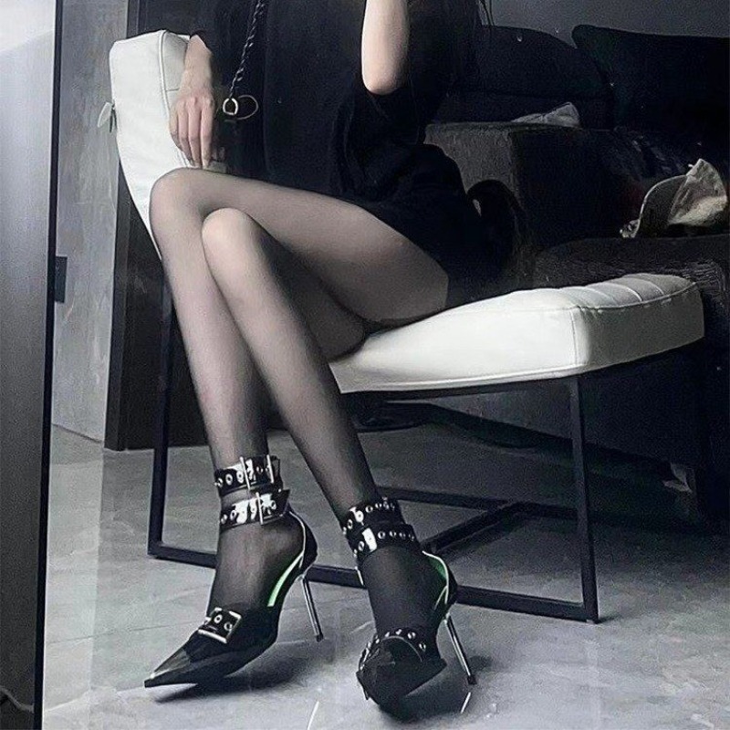 Super High Heel Metal Pointed  - Women'S Fashion Belts 评论和价格