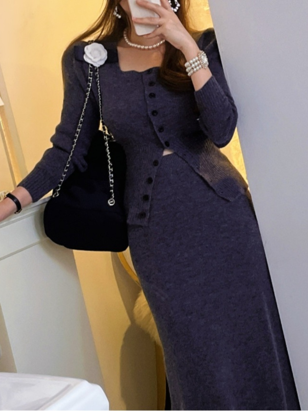 Fashionable Knitted Women's Ou - Women'S Young Fashion 评论和价格