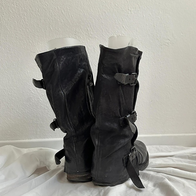 Classic Women Shoes Retro Luxu - Women'S Fashion Knee High Boots 评论和价格