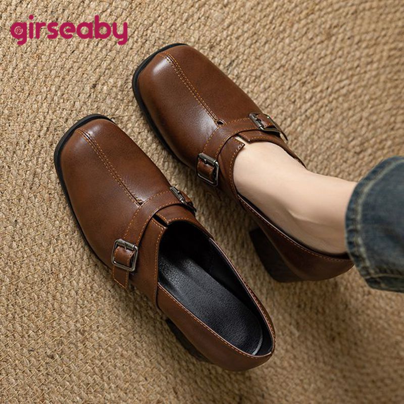 Girseaby Vintage Women Pumps S - Women'S Fashion Belts 评论和价格