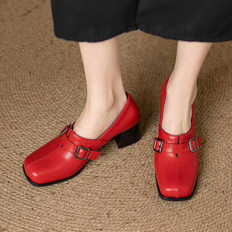 Girseaby Vintage Women Pumps S - Women'S Fashion Belts 评论和价格